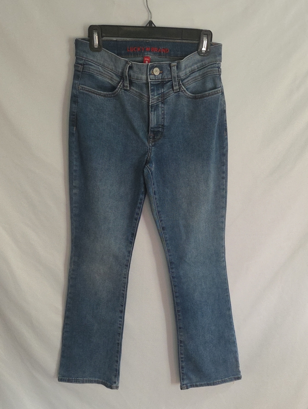 Lucky Brand Size 6/28 Medium Blue Women's Flare Cut Jeans